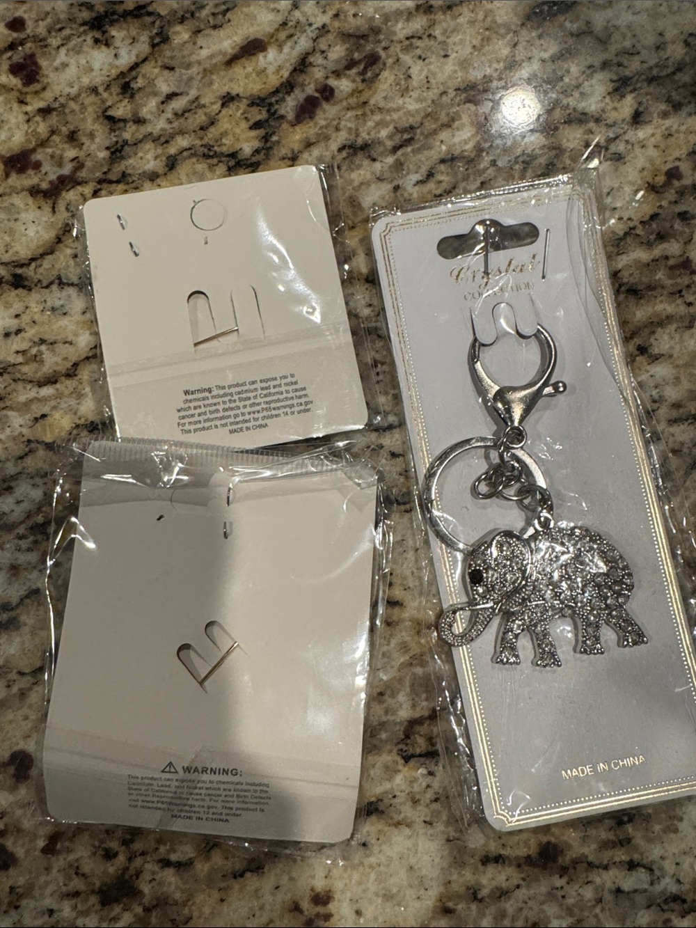 Holiday Brooch Set + Elephant Keychain - Picture 2 of 5
